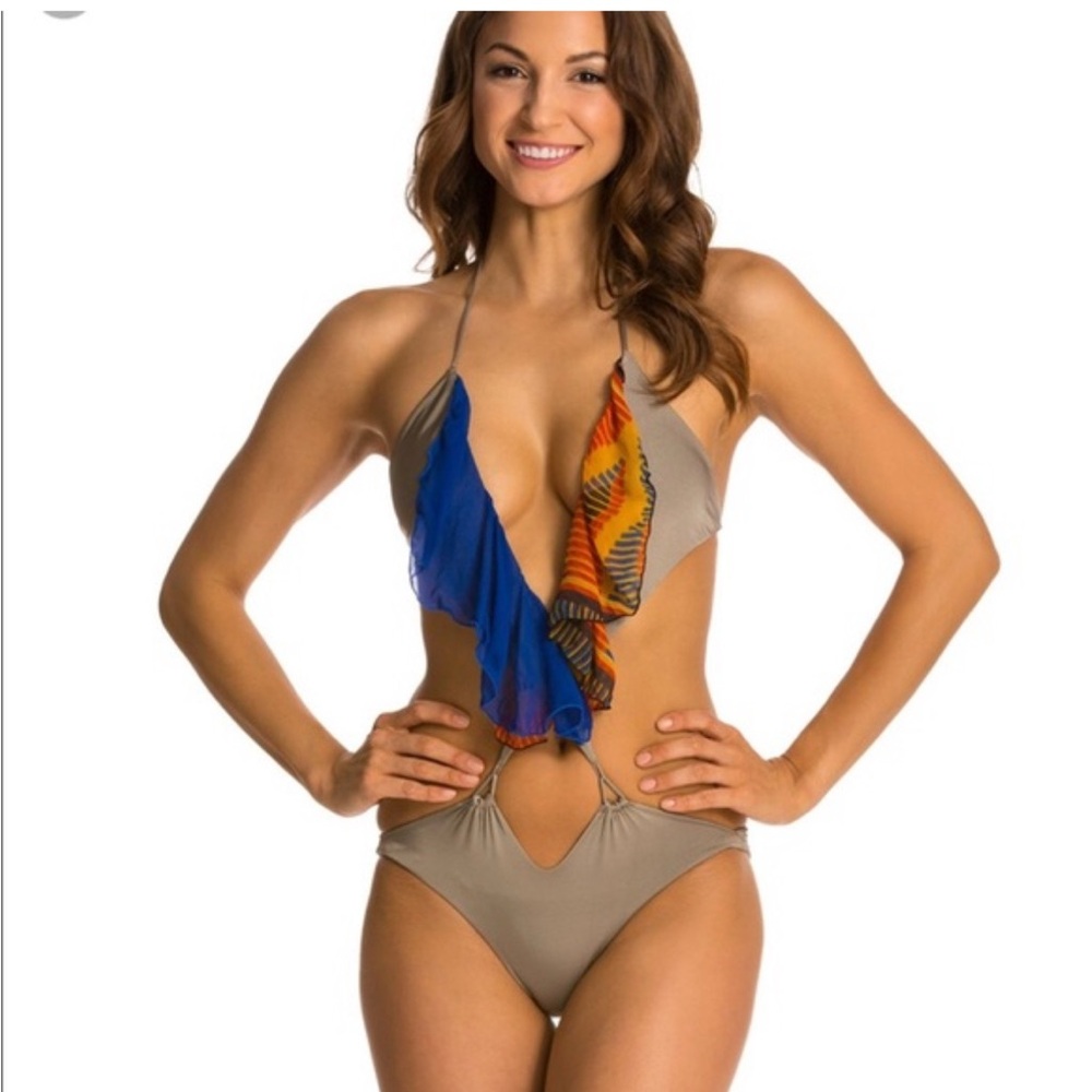 Indah Multi Colored One Piece Swim